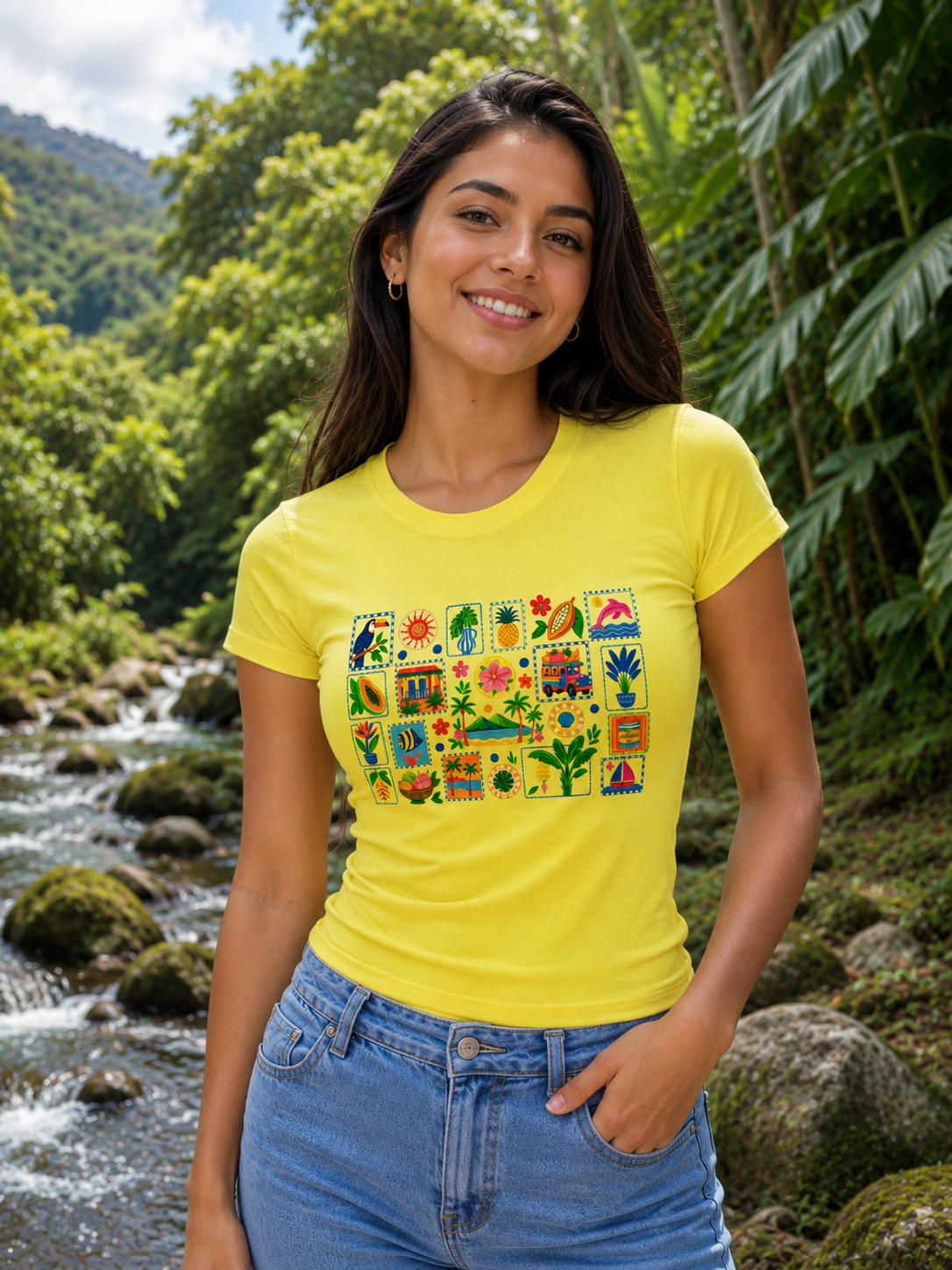 Camiseta Iconos Colombia